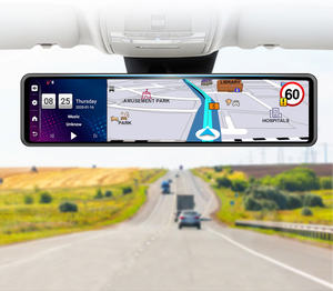 Inglese Russia controllo vocale 4G Adas Android Car videoregistratore <span class=keywords><strong>hd</strong></span> <span class=keywords><strong>1080p</strong></span> specchio telecamera telecamera specchio GPS DVR - Product Image 1