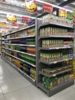 Étagères de gondole LiChen à vente chaude 2023, étagères à un seul côté, étagères de supermarché