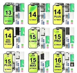 หน้าจอ LCD คุณภาพสูงสำหรับเปลี่ยนโทรศัพท์<span class=keywords><strong>มือ</strong></span><span class=keywords><strong>ถือ</strong></span> iPhone X XS XR 11 12 13 14 15 16 17 Pro Pro Max Plus Mini - Product Image 1
