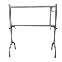 Tréteau en métal pliable réglable scie cheval support de banc de travail