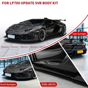 อัพเกรดเป็นชุดแต่งคาร์บอนไฟเบอร์สไตล์ SVR สำหรับ Lamborghini Aventador LP700 ชุดคาร์บอนไพร์แพร็กแบบเต็มคัน แพ็คเกจแอโรไวด์บอดี้ - Product Image 2