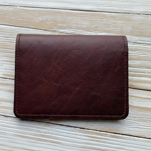 LCR-0058แบบพับสองทบสำหรับผู้ชายสีน้ำตาลหนังแท้กระเป๋าใส่โทรศัพท์บัตรเครดิต - Product Image 1