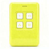 Télécommande universelle à code fixe, 4 boutons, 433,92 MHz, étanche, en plastique, pour volet roulant, porte de garage