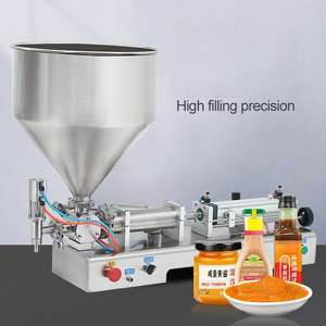 Machine de remplissage de liquide manuelle semi-automatique Petites bouteilles Confiture Grain Beurre d'arachide Chimique Médical <span class=keywords><strong>Construction</strong></span> métallique durable - Product Image 3