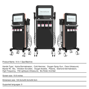 14-in-1 Facial Beauty <b>Machine</b> with Multiple Treatment Options for Skin Cleansing Rejuvenation and Repair - Product Image 6