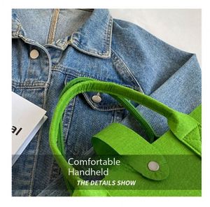 Sac de shopping en feutre Maxfree, écologique, décontracté, grande capacité, impression de logo personnalisé, sac fourre-tout écologique, sac cadeau promotionnel - Product Image 5