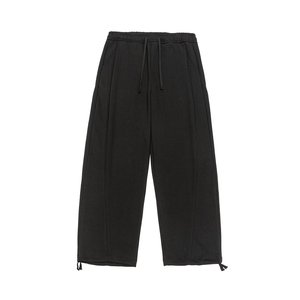 男士阔腿春季运动裤棉质弹力简约休闲大码加长宽松直筒裤 6XL 7XL - Product Image 5
