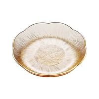 Herbruikbare Bloemenlicht Luxe Moderne Ronde PET Plastic Schaal Dessert Multifunctionele Opbergbak Snack Droog Fruit Noten
