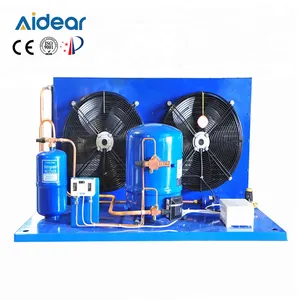 Aidear New Trend Product 20hp air cooled watercooled Condenser unit 5kw heating capacity for walk in refrigeration