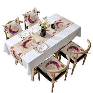 Ramadan EID trang trí gối trường hợp và bảng Runner thiết lập ưa thích Polyester Linen đào da vải dệt kỹ thuật - Product Image 4
