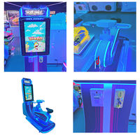 Machine de jeu d'arcade de course de vélos pour enfants à monnayeur avec garantie d'un an, support en anglais, divertissement intérieur pour les 3 ans et plus