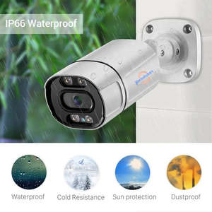 Sistema de Câmeras de Vigilância Jianvision 4K 8MP <span class=keywords><strong>16CH</strong></span> à Prova d'Água IP66 com Visão Noturna para Uso Interno e Externo com NVR de Disco Rígido de 4T - Product Image 2