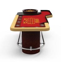YH Gambling Poker Tisch Profession elle Qualität 22 Zoll Roulette Rad Tisch mit Stahl pedal