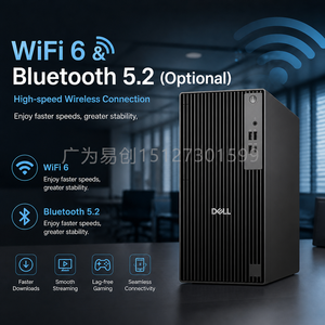 คอมพิวเตอร์เดสก์ท็อป Dell Pro Tower รุ่นใหม่ QCT1250 เจนเนอเรชั่นที่ 14 ซีพียู Core I3 I5 I7 แรม DDR5 8G-32GB SSD 256GB-1TB สำหรับองค์กรและสำนักงาน - Product Image 6