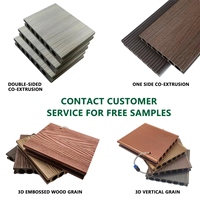 Échantillon gratuit Vente en gros Wpc Composite Decking Chine Bois WPC Deck Extérieur Jardin Parc Balcon Capped Co-extrusion Decking 3m 4m