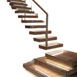 <span class=keywords><strong>Escalier</strong></span> suspendu moderne en bois pour intérieur, <span class=keywords><strong>escalier</strong></span> flottant, <span class=keywords><strong>escalier</strong></span> en L - Product Image 6