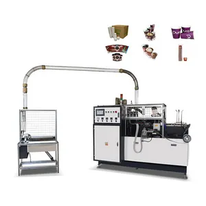 Petite machine entièrement automatique pour fabriquer des gobelets en papier, du thé, machine manuelle pour la fabrication de gobelets en papier, fournisseur à faible coût en Chine