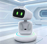 Robot de bureau intelligent AIBI, robot de compagnie interactif de poche capable d'interaction vocale et d'expression émotionnelle.