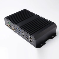 Boîtier de calcul IA industriel à bord (Edge Computing) avec prise en charge RS485 RS232, Mini PC RK3588 8K avec double LAN, entrée/sortie DP HD, Lecteur multimédia publicitaire