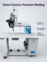 Machine à coudre industrielle programmable à aiguille simple et accessoires en plastique, haute précision pour la fabrication de chaussures