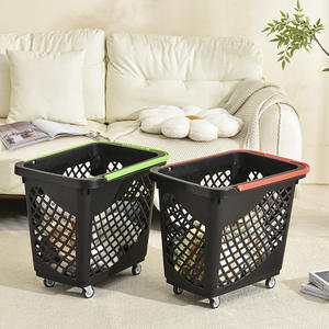 Chariot de courses Yike de grande taille, épaissi, à quatre roues, durable, avec des <span class=keywords><strong>dimensions</strong></span> de 40x30x60 cm pour une utilisation en <span class=keywords><strong>supermarché</strong></span> - Product Image 3