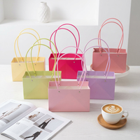 Sacs fourre-tout pour fleurs fraîches, fournitures pour fleuristes, sacs d'emballage pour bouquets, paniers à fleurs, boîtes d'emballage en papier pour fleurs