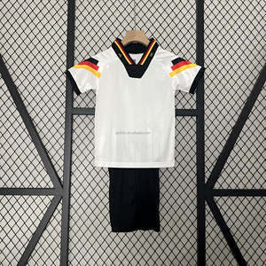 Set di Uniformi da Calcio <span class=keywords><strong>Vintage</strong></span> per Bambini, Edizione Personalizzata, Maglia Unisex a Manica Corta in Poliammide Traspirante ad Asciugatura Rapida - Product Image 6