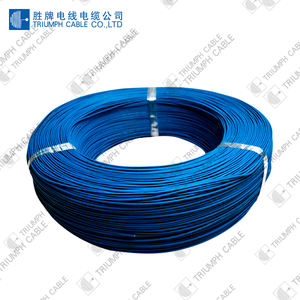 Cable <span class=keywords><strong>Triumph</strong></span> de un solo núcleo de cobre Ul3173 24AWG 11/0.16TS XlPE 600V Cable resistente al calor de <span class=keywords><strong>125</strong></span> grados Cable de alimentación Cable de cobre - Product Image 6