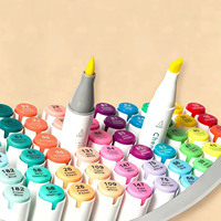 Marqueur à alcool Secolorart à double pointe, pinceau et biseau, séchage rapide, sans dégoulinement, marqueur artistique pour le dessin