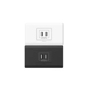 OPPLE Smart Power Home standar Australia pengisian daya USB ganda dengan titik daya ganda tiang ganda soket Usb dinding soket Usb
