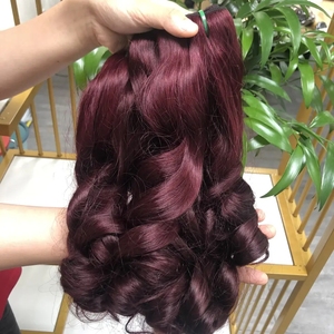12A Super Double Drawn Bouncy Curl Hair Bundles 100% Cheveux Humains - Product Image 3