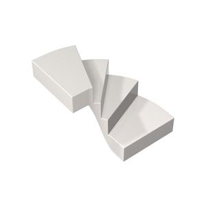 สำหรับ 28466 ชิ้นส่วนบล็อกต่อรูปบันไดโค้ง 90 องศา ขนาด 6x6x4 ซม. ใช้ร่วมกันได้ เหมาะสำหรับเด็กอายุ 8-13 ปี ชุดของเล่นเสริมพัฒนาการสำหรับเด็กผู้ชายและเด็กผู้หญิง น้ำหนัก 1 กก. ผลิตจากพลาสติก ABS - Product Image 1