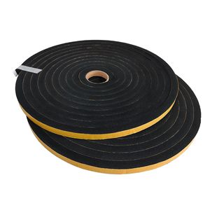 Bande d'étanchéité en mousse autocollante 2000x25x10mm pour fenêtre, isolation phonique, joint étanche et antichoc - Product Image 1