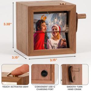 Marco de Fotos Personalizado con Fotos, Regalo de Madera Personalizado para Mamá y Papá - Product Image 5