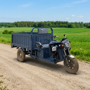Kit de protection de jambes, de feux auxiliaires et de réflecteurs bleu marine pour tricycle cargo, idéal pour l'utilisation quotidienne sur les itinéraires de livraison locale - Product Image 1