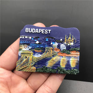 Aimant <span class=keywords><strong>de</strong></span> réfrigérateur en résine fait à la main thaïlande corée allemagne vienne Monaco voyage Souvenir réfrigérateur autocollant magnétique artisanat décor à la maison - Product Image 6