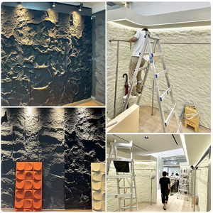 Nhà Máy Giá Ngoài Trời Nhân Tạo Carbon Slate Tấm Tường Văn Hóa Trang Trí Veneer Giả Đá Lớn Tấm Thạch Anh 3D Mô Hình Thiết Kế - Product Image 4