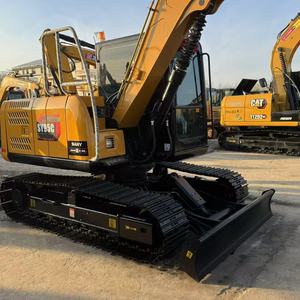 รถขุดตีนตะขาบ SANY SY95C ขนาด 9.5 ตัน ระบบไฮดรอลิก ชั่วโมงการทำงานต่ำ เหมาะสำหรับงานก่อสร้างถนน เครื่องจักรงานดิน พร้อมจัดส่ง - Product Image 3