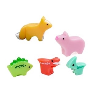 Nuevas y lindas figuras de animales de <span class=keywords><strong>cerdito</strong></span> y dinosaurio cuadradas de KI Yuewu, accesorios decorativos DIY, pequeños adornos de escritorio. - Product Image 4