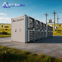 Conteneur minier compact en métal ACT de 20 pieds avec cryptage 1200 kW 70 PH/s, prêt à être expédié, livraison directe d'usine
