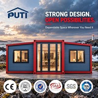 Maison Modulaire Ignifugée 20ft 40ft pour Zones à Risque Élevé, Structure en Acier Durable, Logement Préfabriqué de Sécurité pour Camp