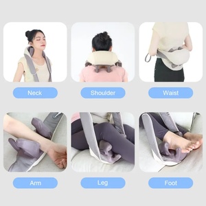 Masajeador Recargable de Cuello y Hombros Shiatsu de 2 Velocidades con Compresión Caliente, Diseño de Hebilla y Movimiento Libre - Product Image 5