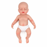 Poupée Reborn en silicone solide de 6 pouces, modèle bébé réaliste, lavable, compagnon quotidien pour enfants, jouet cadeau