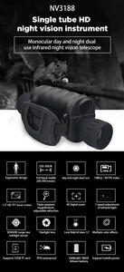 Équipement d'espionnage monoculaire de <span class=keywords><strong>vision</strong></span> <span class=keywords><strong>nocturne</strong></span> pour adultes, une main pleine hauteur avec caméra étanche IP54 - Product Image 2