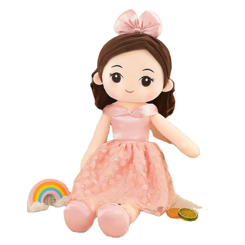ตุ๊กตายัดนุ่นหลากสี Odm OEM ของขวัญเจ้าหญิงสำหรับเด็กผู้หญิง