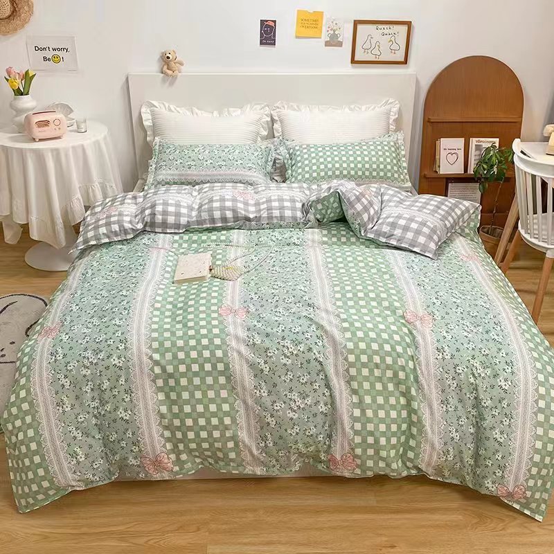 Motif à carreaux vert clair