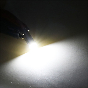 หลอดไฟ LED สำหรับรถยนต์ T5 12V สำหรับแผงหน้าปัด ไฟแสดงสถานะปุ่มคอนโซลกลาง 1 ดวง 3030 ความสว่างสูง ปรับความสว่างได้ 12V - Product Image 4