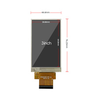 Usine personnalisée 3.0 pouces 240*400 ST7793 SPI MCU interface RVB 3 pouces IPS tft écran LCD module d'affichage