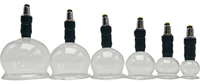 Ventouses en verre transparent de qualité supérieure, design remplaçable, médecine traditionnelle chinoise, application corporelle, fatigue musculaire