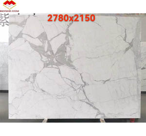 <span class=keywords><strong>Libro</strong></span> de piedra del fabricante: mármol blanco Calacatta combinado con vetas negras Precio por metro cuadrado - Product Image 2